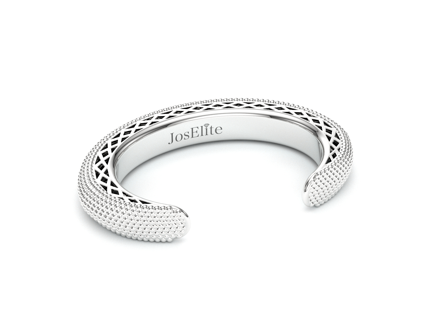 Pavé de Memori Cuff - Platinum