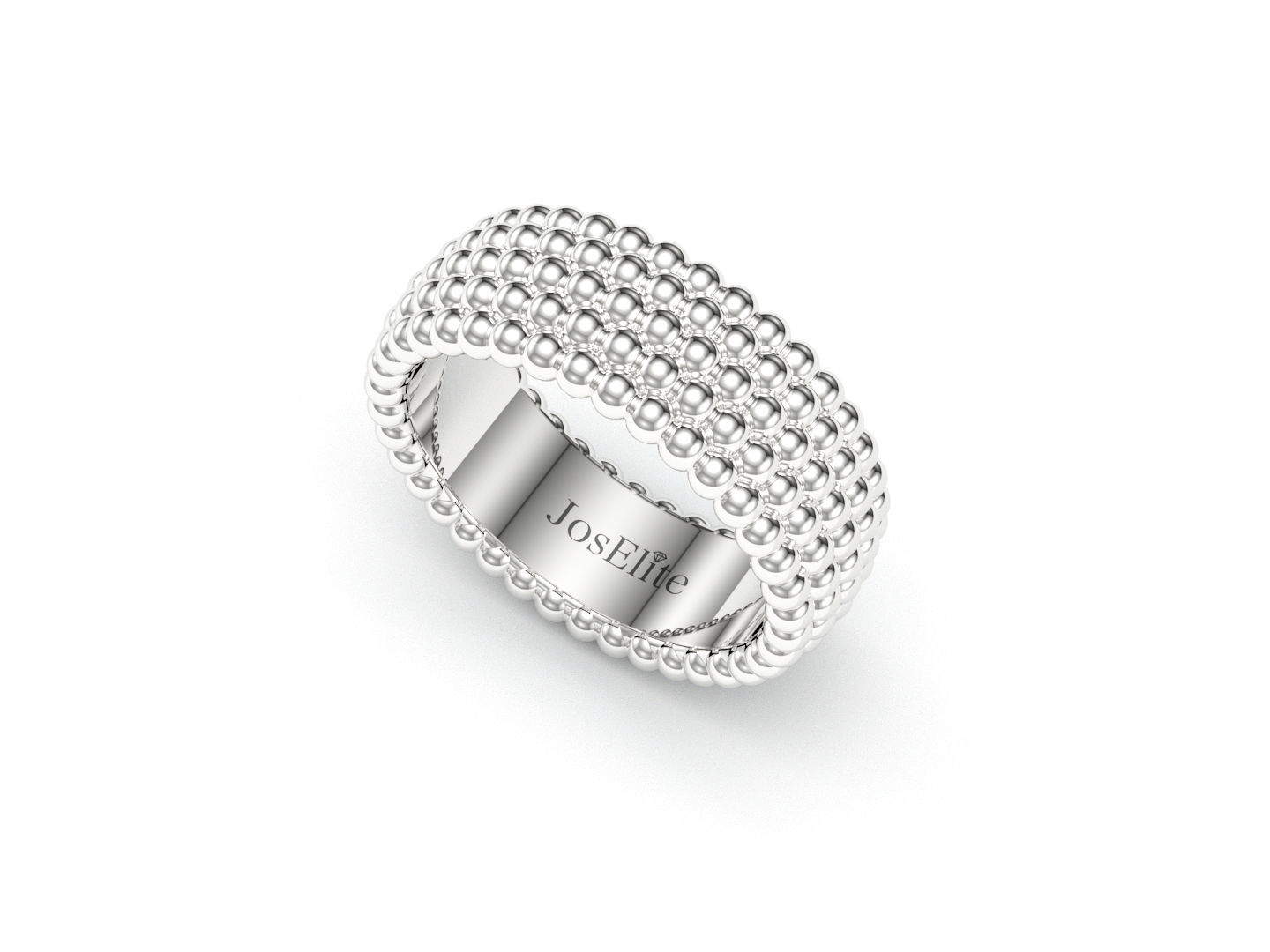 Pavé de Memori Ring - Sterling Silver