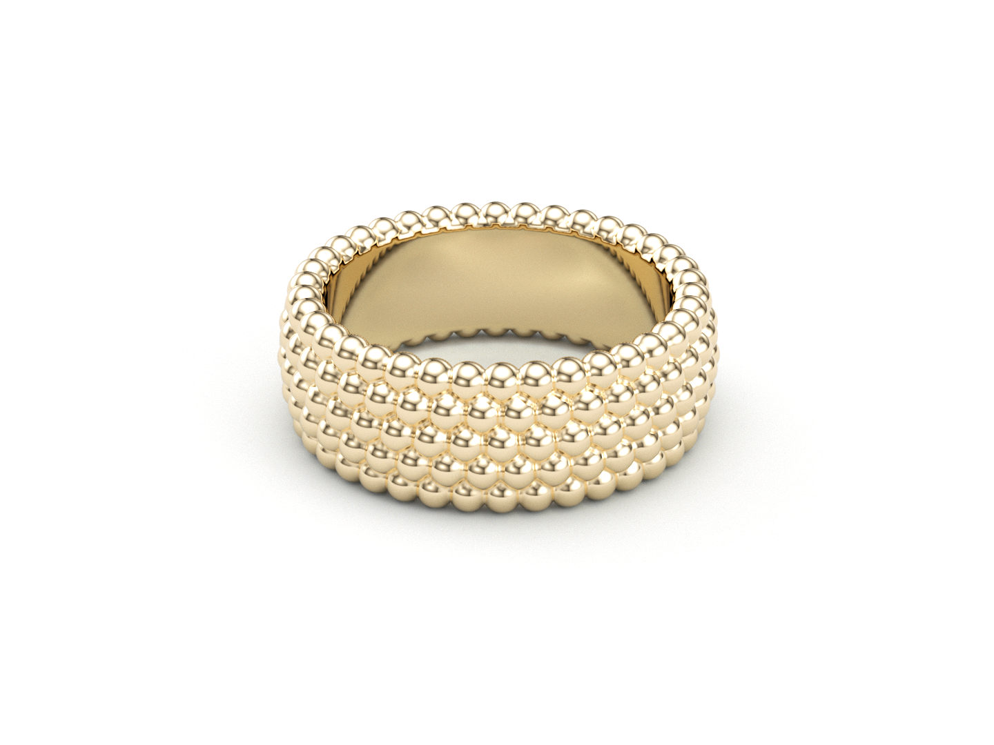 Pavé de Memori Ring - 18K Yellow Gold