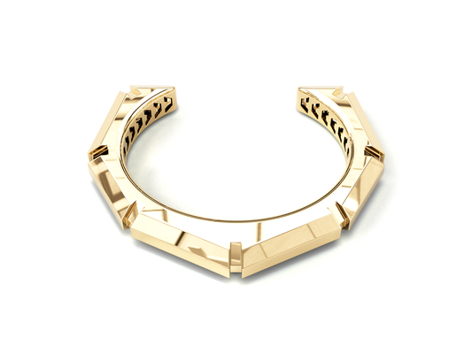 Nova Mileniu Cuff - 18K Yellow Gold