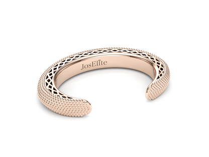 Pavé de Memori Cuff - 18K Rose Gold