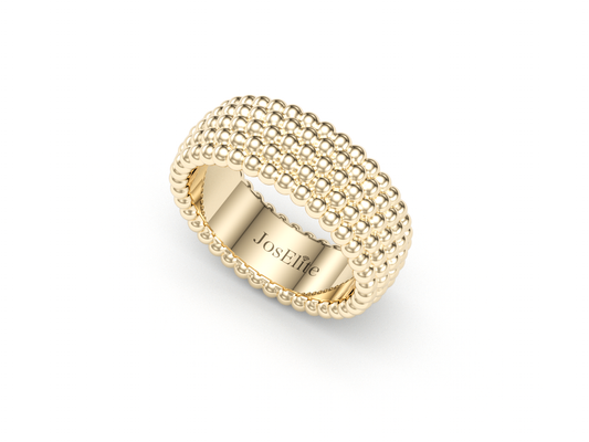 Pavé de Memori Ring - 18K Yellow Gold